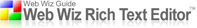 Web Wiz Rich Text Editor