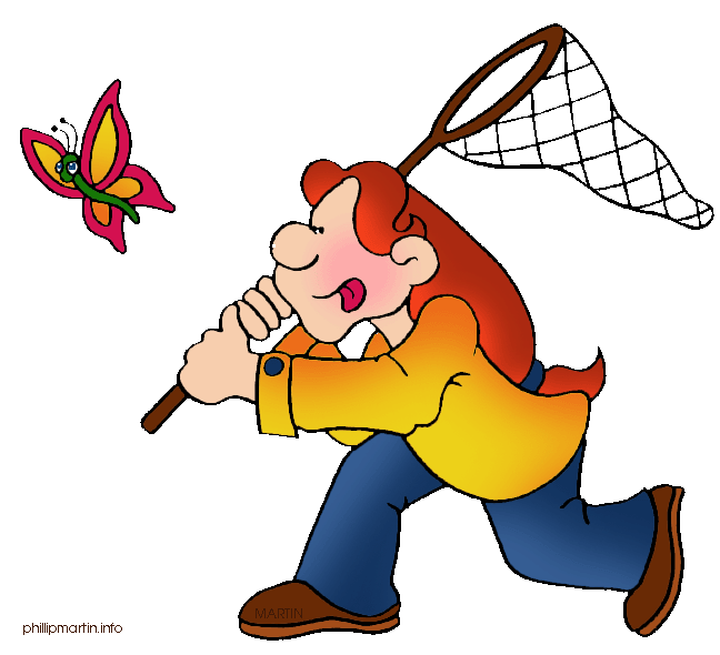 free clip art butterfly net - photo #44