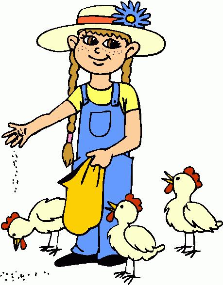 chicken lady clipart - photo #15