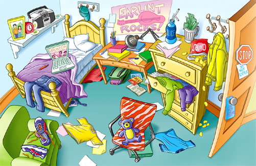 clipart messy room - photo #4