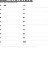 como é o 20,30,40,50,60,70,80,90 e o 100 em ingles?